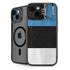 Estonia Flag Distressed iPhone 13 Kickstand Case